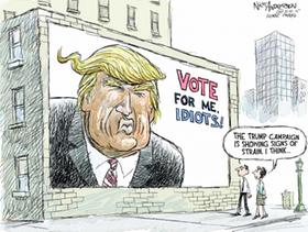 US prezidentské volby 2016 - cartoon